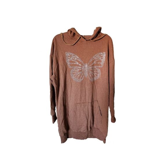 No Boundaries Graphic Tunic/ Dress Hoodie - Picture 1 of 3